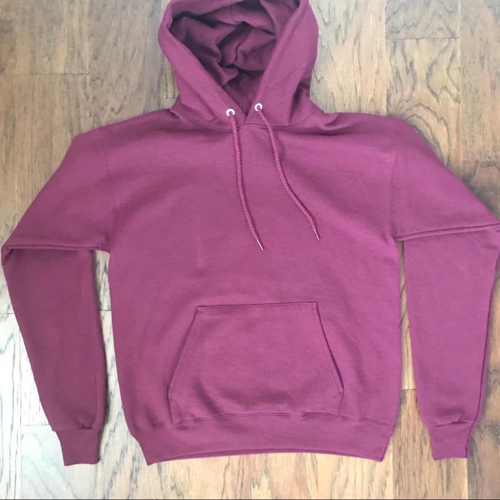 Hanes Maroon hoodie sweatshirt